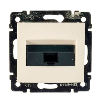 Информационная розетка Legrand Valene RJ45 UTP 5 кат 1 выход б/з белая - Электрика, НВА - Выключатели и розетки - Розетки - . Магазин оборудования для автономного и резервного электропитания Ekosolar.ru в Димитровграде