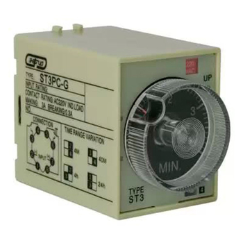 Реле времени 220V ST3PC-G (0.5-4min/40min/4h/24h) Энергия - Электрика, НВА - Реле, автоматизация и управление - Реле времени - . Магазин оборудования для автономного и резервного электропитания Ekosolar.ru в Димитровграде