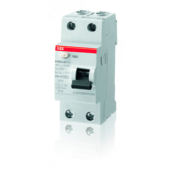 ABB FH202AC УЗО 2P 40A 30mA (AC) - Электрика, НВА - Модульное оборудование - Узо - . Магазин оборудования для автономного и резервного электропитания Ekosolar.ru в Димитровграде