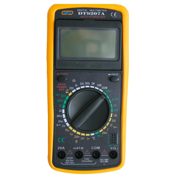 Мультиметр DT 9207 Энергия - Электрика, НВА - Измерительный инструмент - Мультимеры - . Магазин оборудования для автономного и резервного электропитания Ekosolar.ru в Димитровграде