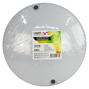 Банник LT-LBWP-06-IP65-18W-6500К LED круглый - Светильники - Для ЖКХ - . Магазин оборудования для автономного и резервного электропитания Ekosolar.ru в Димитровграде