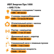 ИБП для котла Энергия Про 1000 + Аккумулятор 75 Ач 12 В (700Вт - 59мин) - ИБП и АКБ - ИБП для котлов - . Магазин оборудования для автономного и резервного электропитания Ekosolar.ru в Димитровграде